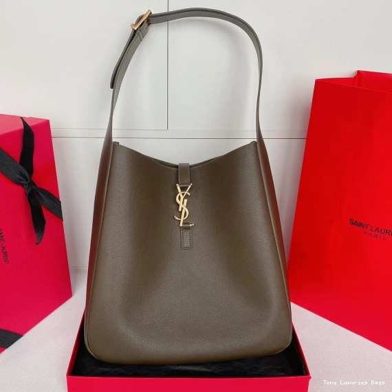Tony Luxuries 5 30x31x13cm 7 SOFT BAG YSL LE - À HOBO LARGE 0818